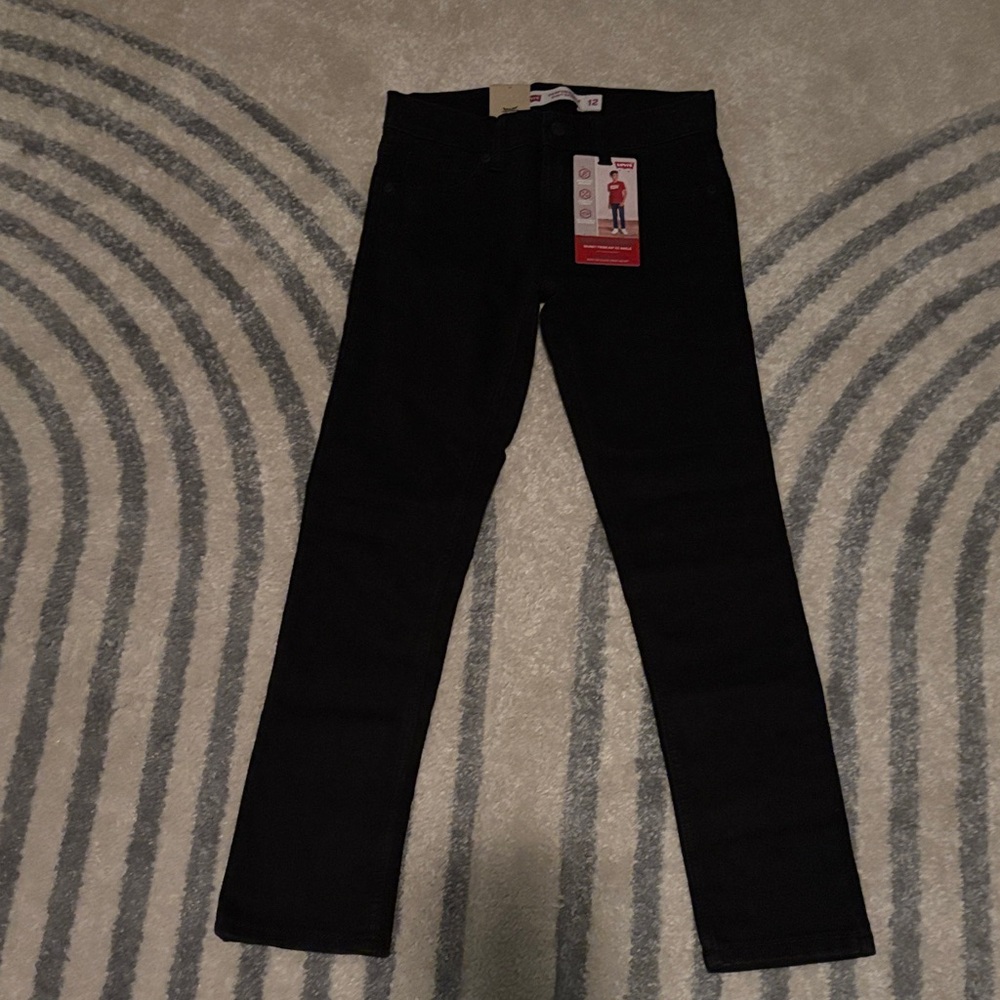 Levi's 501 Skinny Black Jeans Boys 12